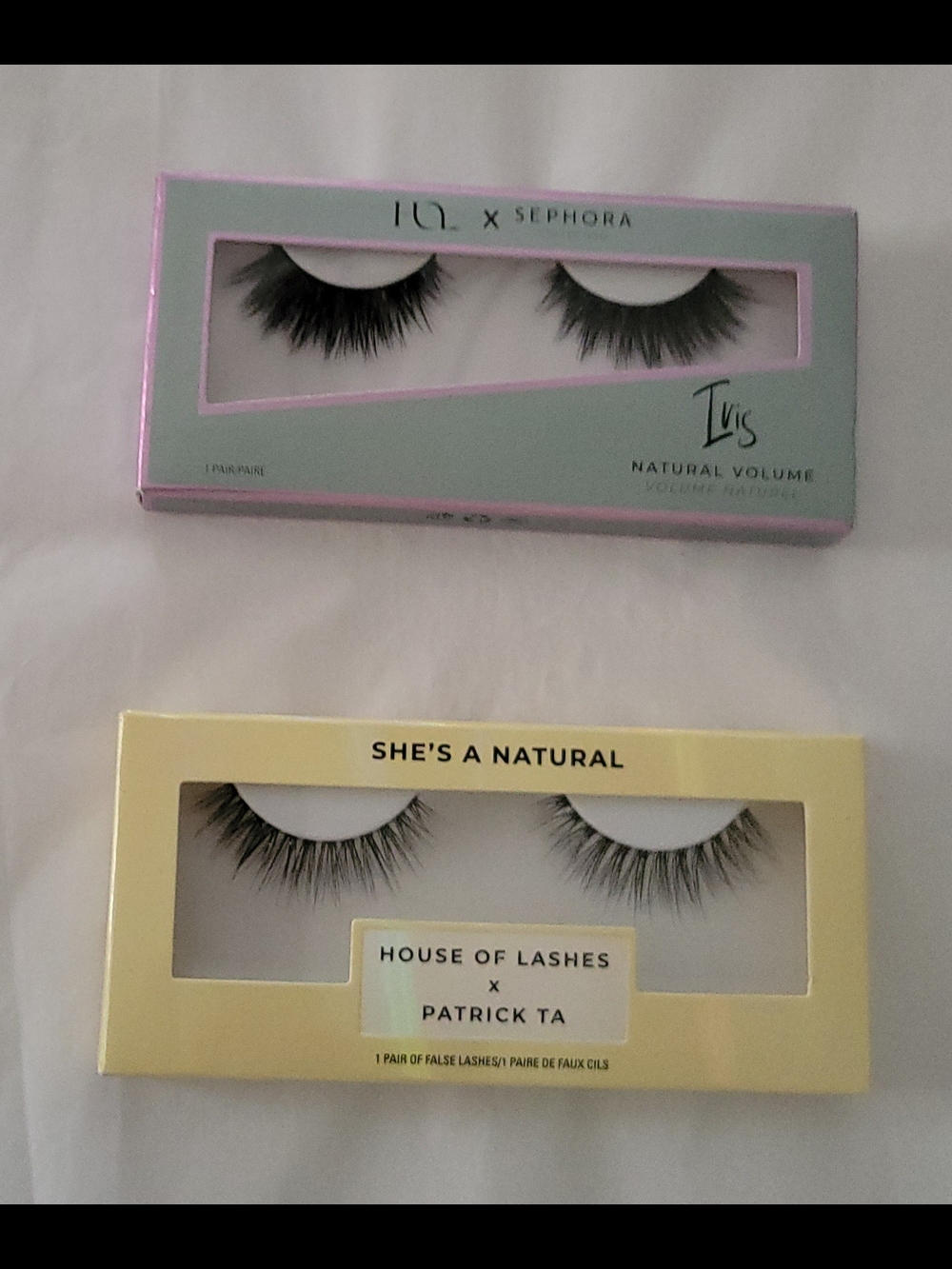 Set Of 2 False Lashes - Black